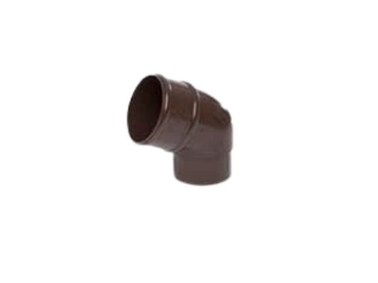 POLYPIPE/TUFFLEX RR127br/RWSB2BN Brown 112.5deg Offset Bend for 68mm downpipe