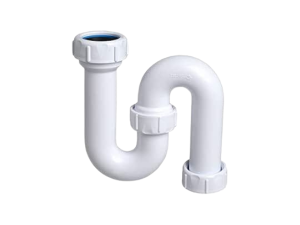 MULTIKWIK Tubular Swivel 'S' Trap (White) S040 40MM Waste