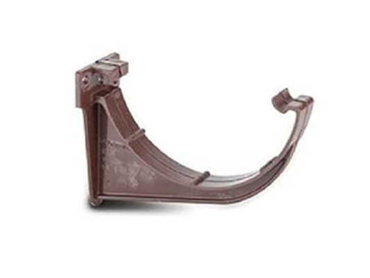 Polypipe RR109 Half Round Gutter Fascia Support Bracket 112mm Brown