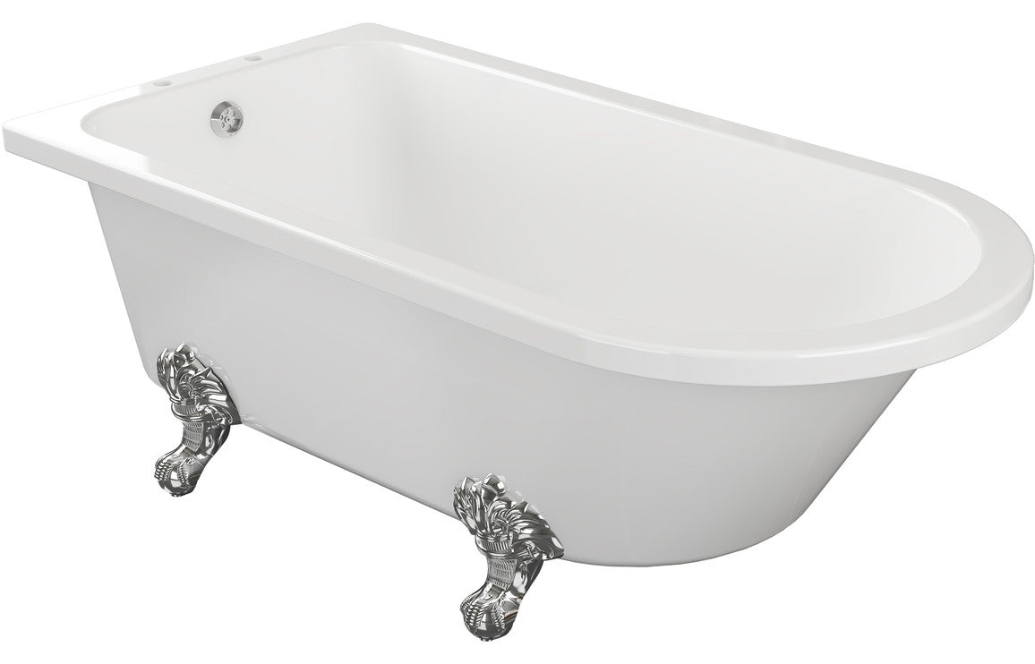 Dennett Free Standing Corner Bath w/Feet