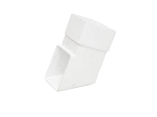 POLYPIPE RS228 WHITE SHOE for 65mm square downpipe system