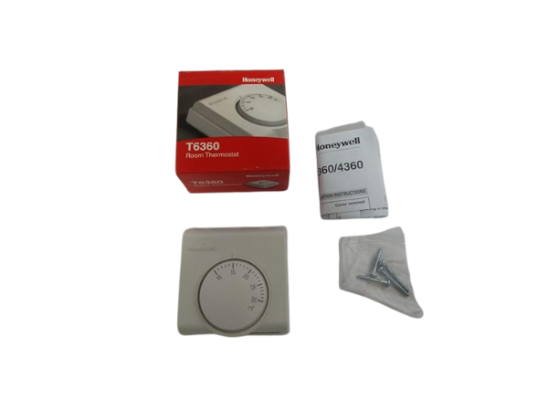 Honeywell T6360B1028 Room Thermostat, 230/240V, White, 1