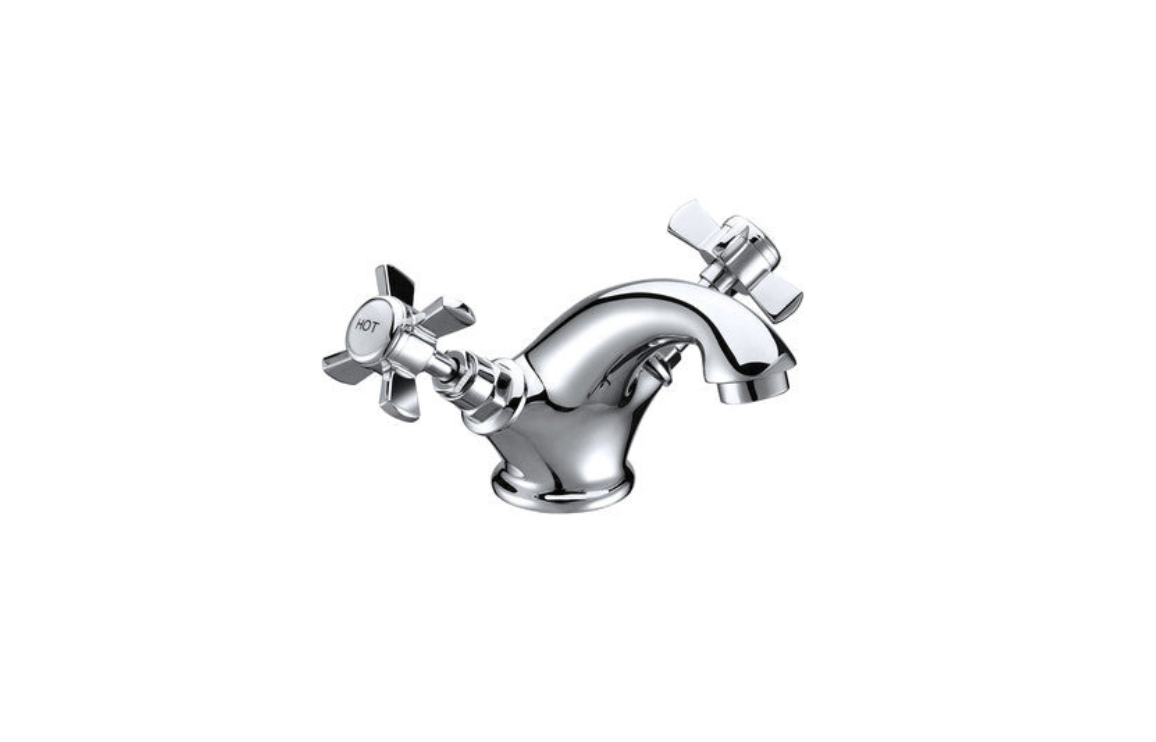 Dart Basin Mixer & Waste - Chrome