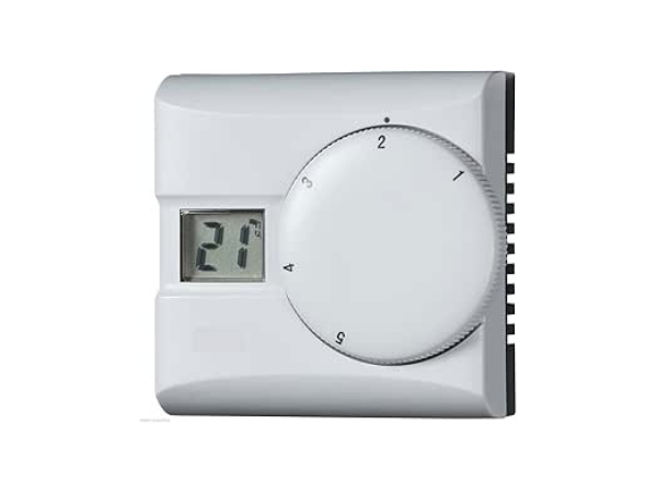 H & V Controls SMRTED Smart Electronic Room Thermostat, with LCD Display Electrode, Colour May Vary