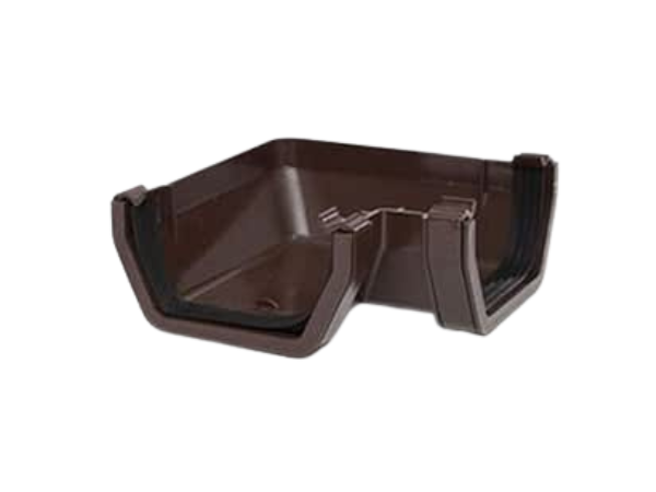 POLYPIPE RS203br Brown for 112 x 65mm Square guttering System 90° Angle