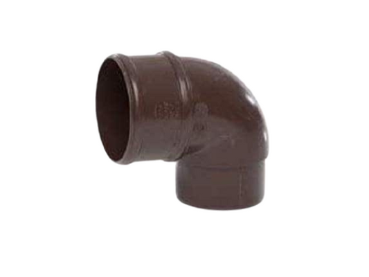 POLYPIPE RR132br Brown 92.5deg Offset Bend for 68mm downpipe