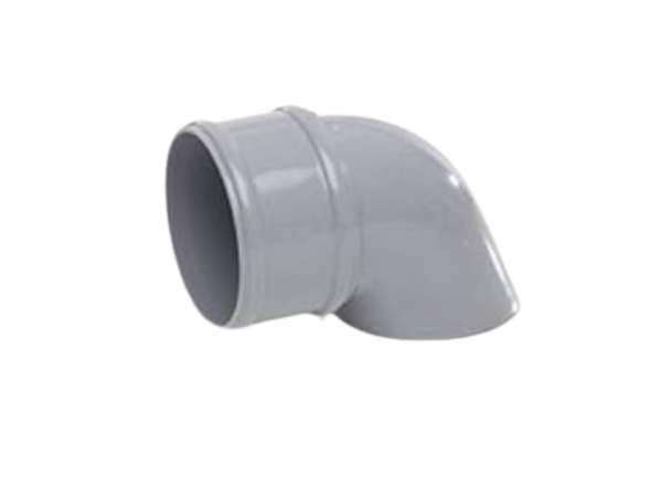 POLYPIPE RR128 Grey Shoe for 68mm downpipe