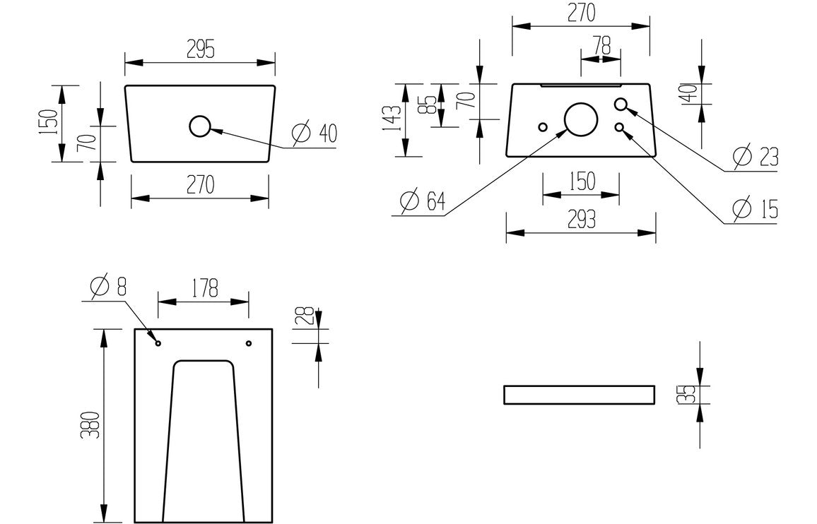 Afton Close Coupled WC & Soft Close Seat