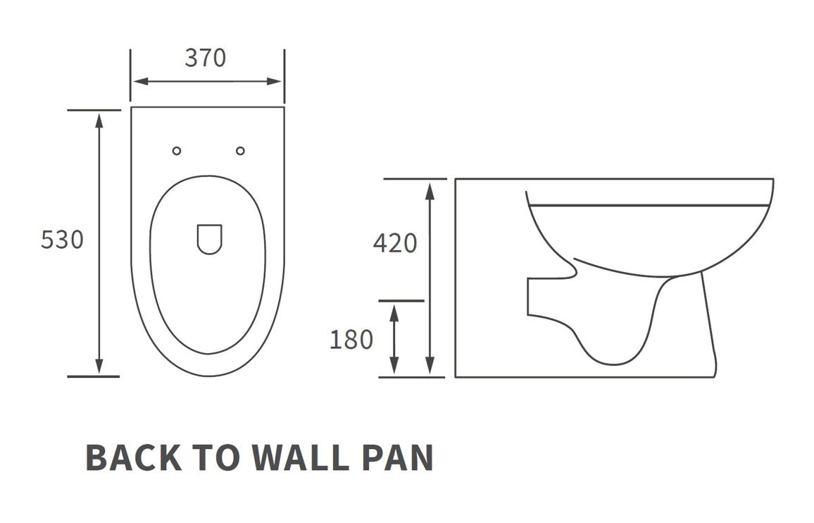 Amber Back To Wall WC & Soft Close Seat