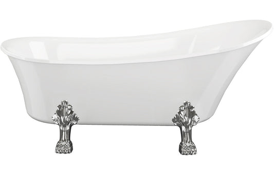 Derwent Free Standing Bath w/Feet - L 1620 x W 700 x H 770mm