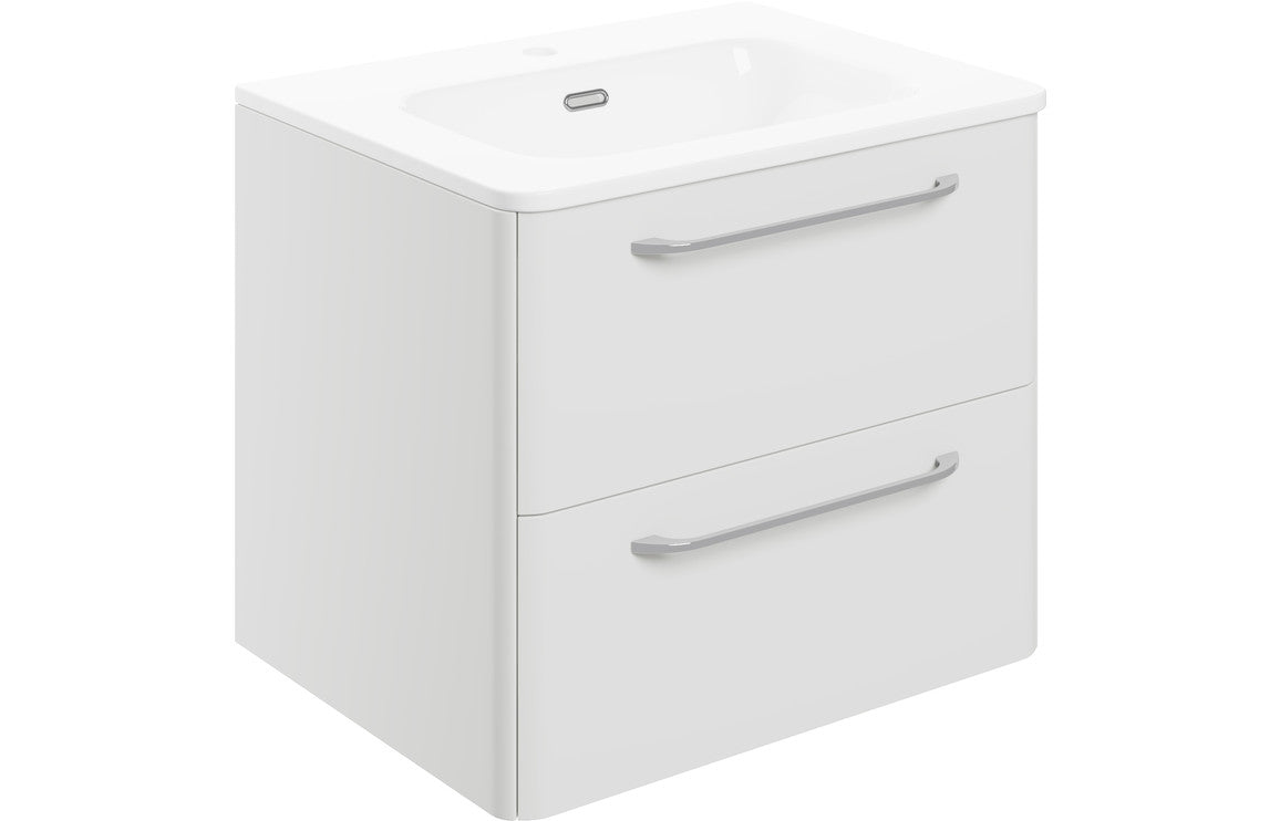 Alport 610mm 2 Drawer Wall Unit & Basin