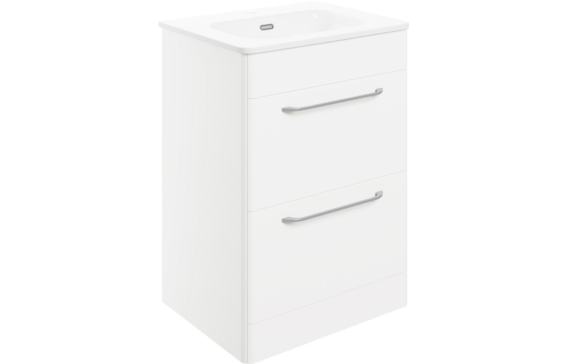 Alport 610mm 2 Drawer Floor Unit & Basin