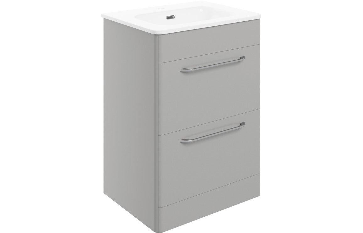 Alport 610mm 2 Drawer Floor Unit & Basin