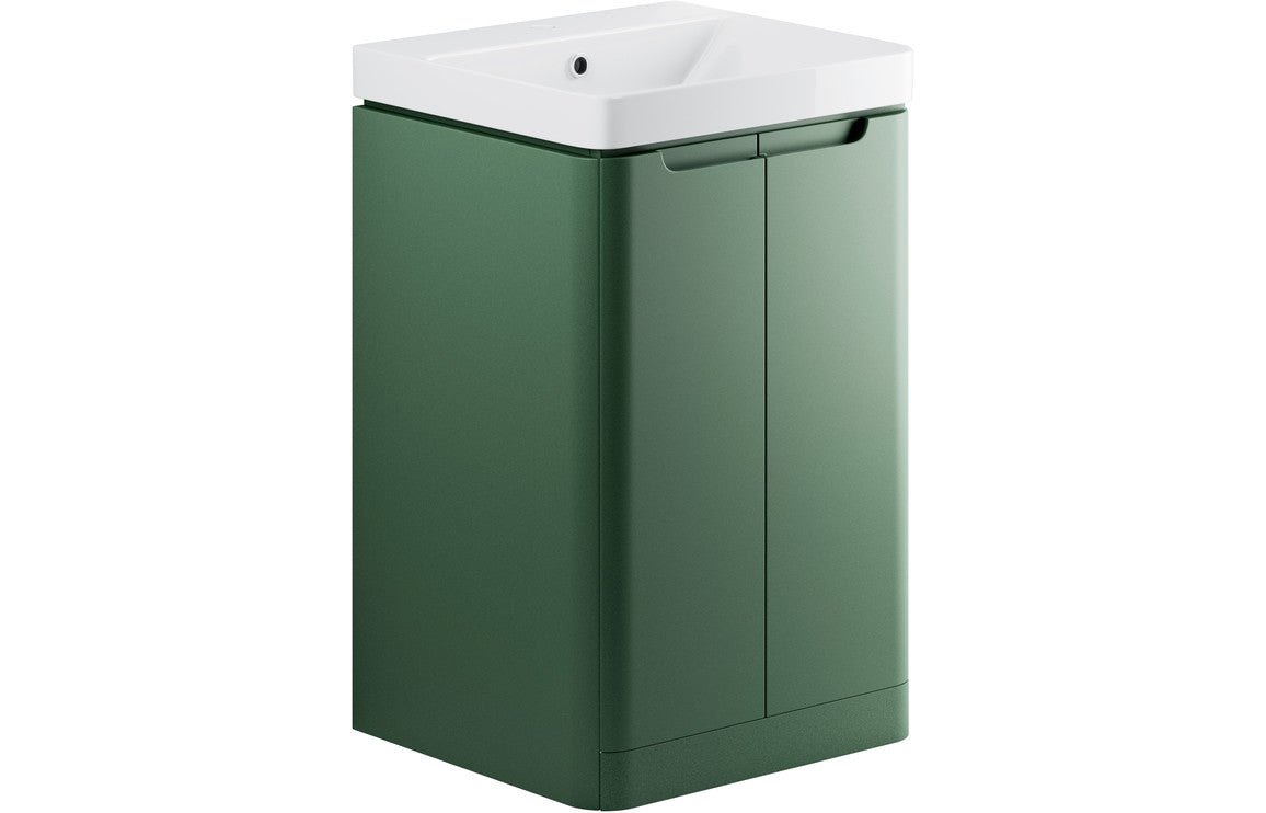 Camel 500mm 2 Door Floor Standing Cloakroom Basin Unit