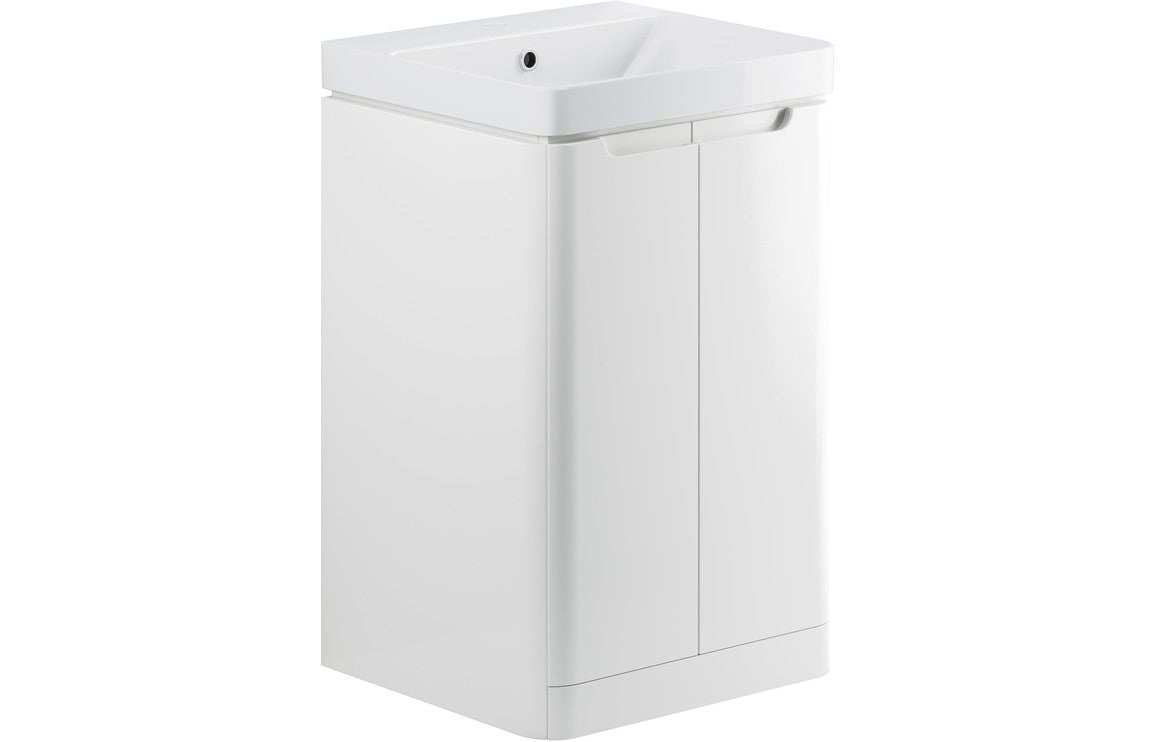 Camel 500mm 2 Door Floor Standing Cloakroom Basin Unit