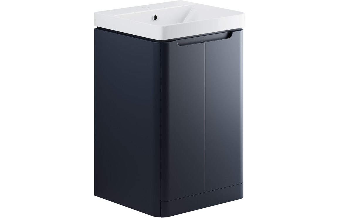 Camel 500mm 2 Door Floor Standing Cloakroom Basin Unit