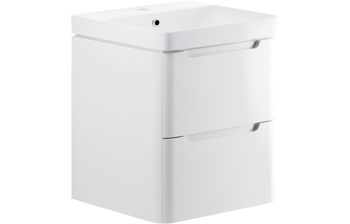 Camel 600mm 2 Drawer Wall Hung Basin Unit