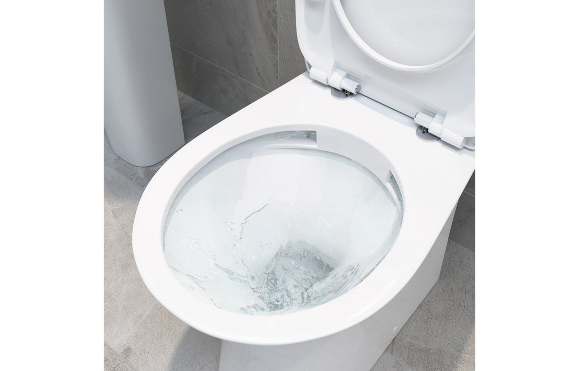 Averon Rimless Back To Wall WC & Soft Close Seat