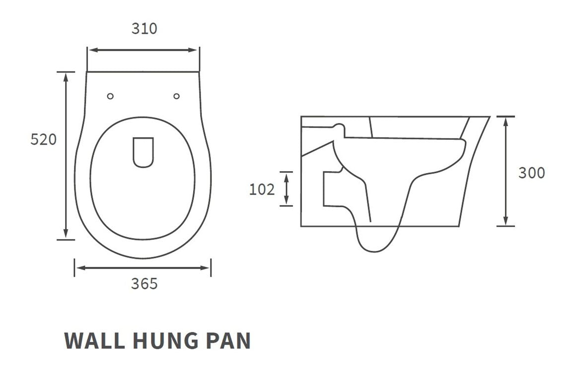 Averon Rimless Wall Hung WC & Soft Close Seat