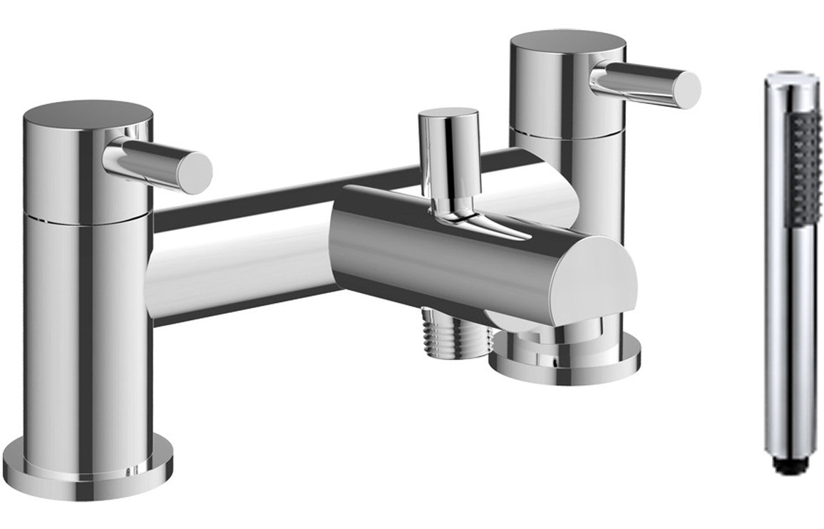 Severn Bath/Shower Mixer & Bracket - Chrome