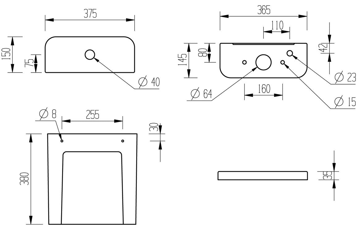 Calder Rimless Close Coupled Fully Shrouded Comfort Height WC & Soft Close Seat